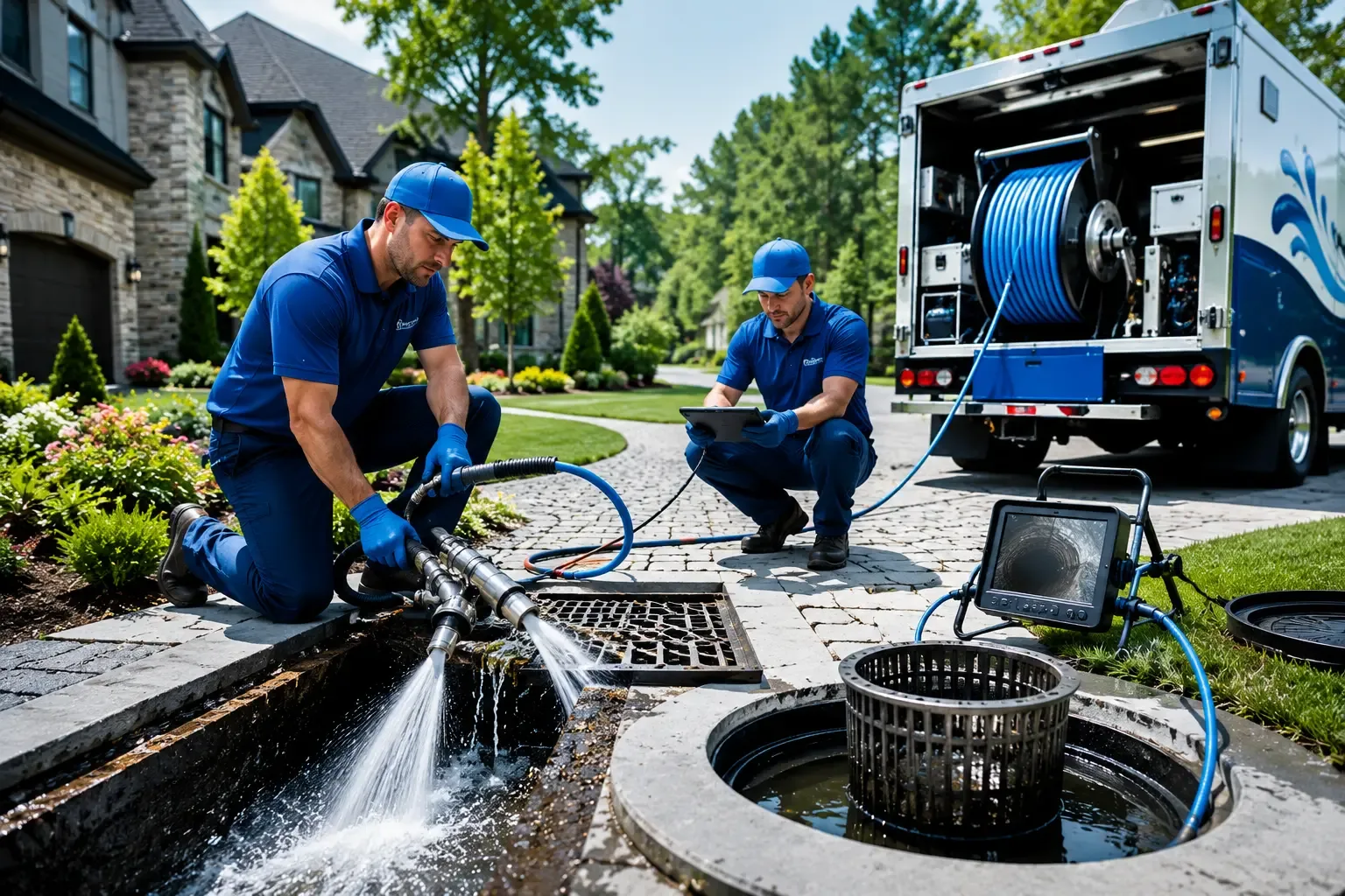 Local outdoor drain cleaning professionals in Gould City, MI